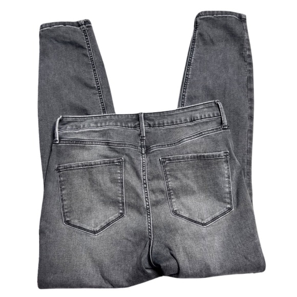 Simply Vera Verawang Womens High Rise Skinny Embroidered Floral Black Denim Jean - Picture 9 of 16